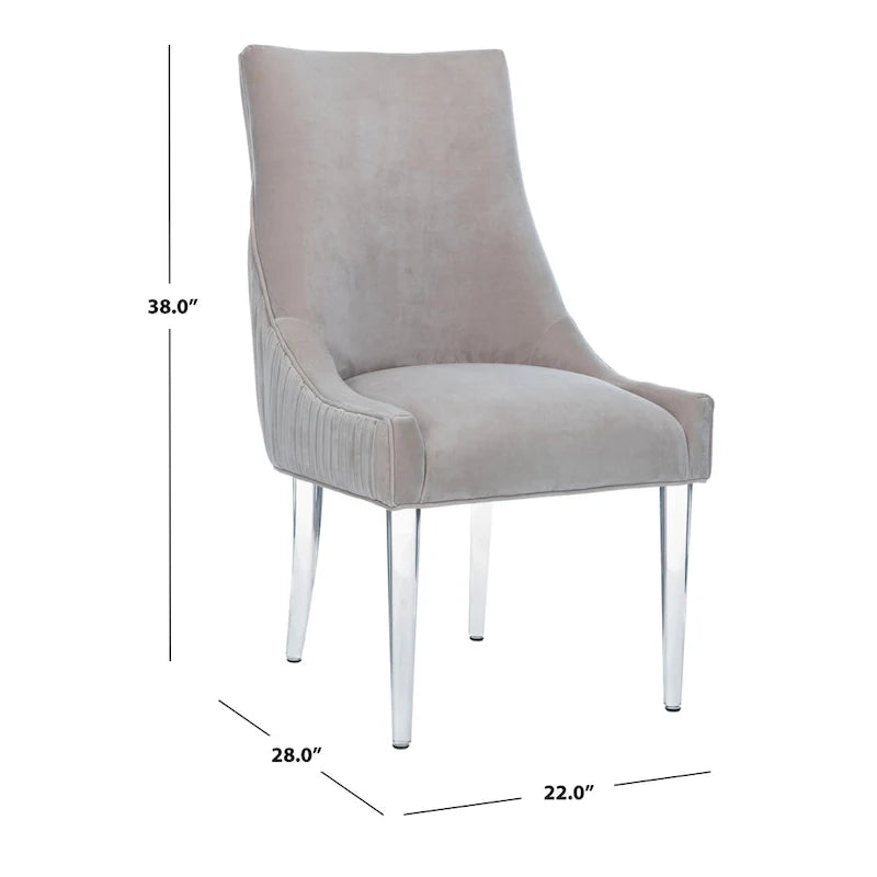 Couture Vesile Acrylic Leg Dining Chair 24