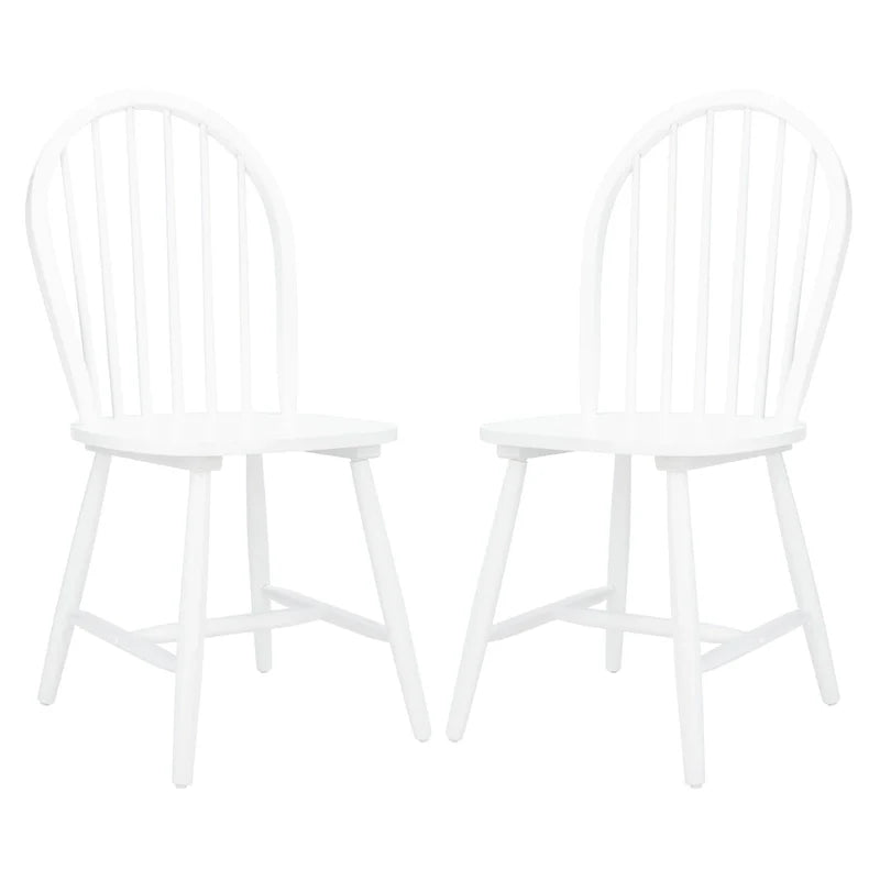 Set of 2 SAFAVIEH Delcie Oval Back Spindle Dining Chairs - Dimensions: 17.9" x 19.7" x 37" 18