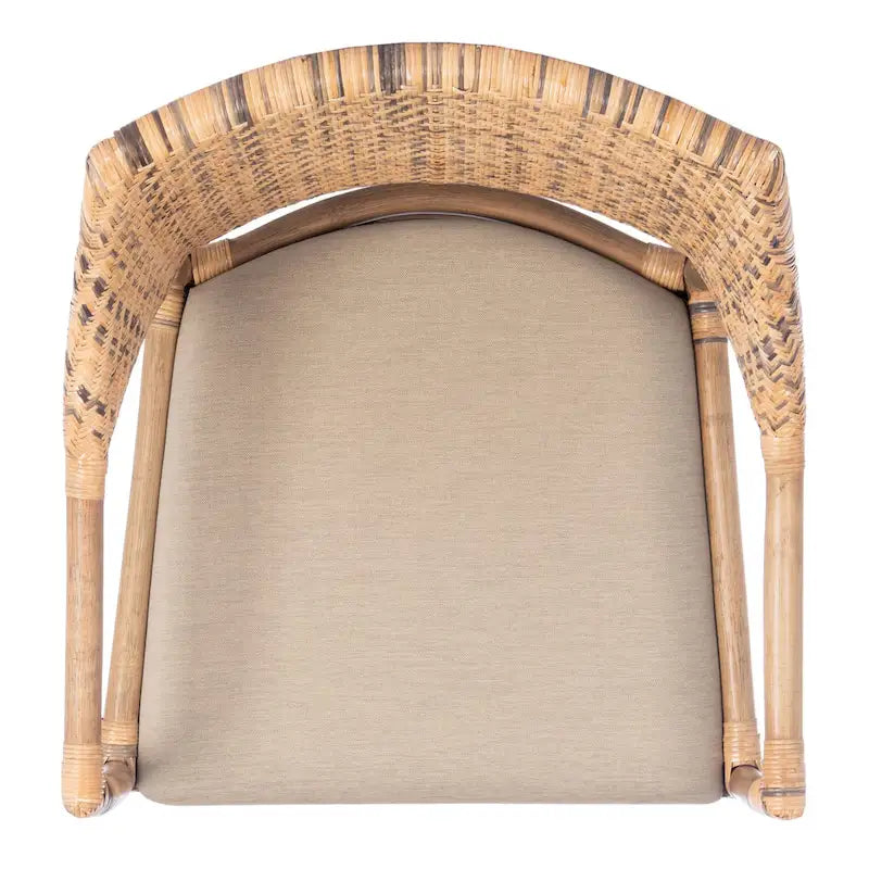SAFAVIEH Saveta Honey Armchair - Dimensions: 23" W x 22.5" D x 34" H 9