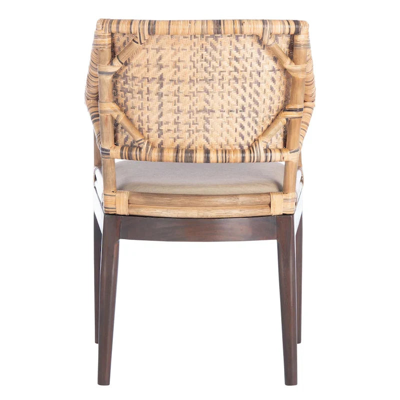 SAFAVIEH Saveta Honey Armchair - Dimensions: 23" W x 22.5" D x 34" H 10