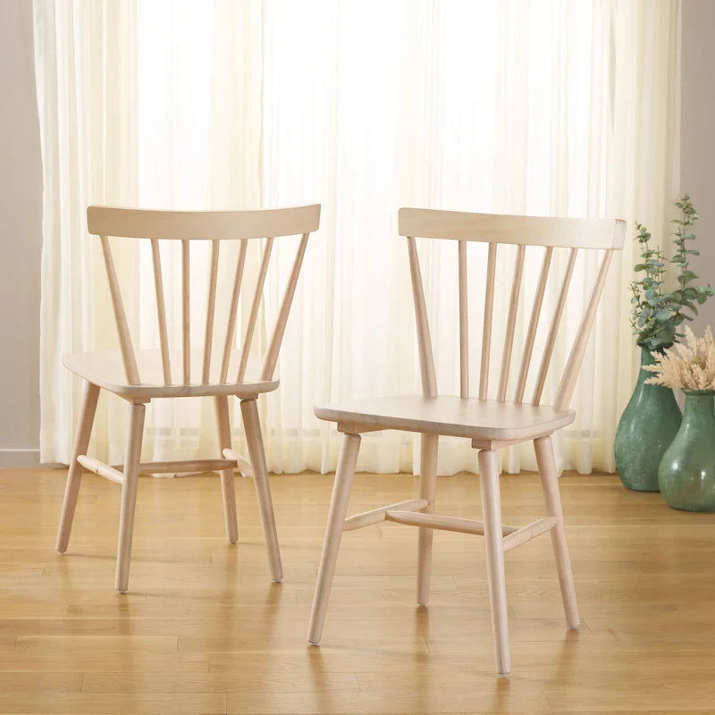 SAFAVIEH Signa Spindle Farmhouse Dining Chair Set (2 Chairs) - Dimensions: 20" W x 20" D x 33" H 42