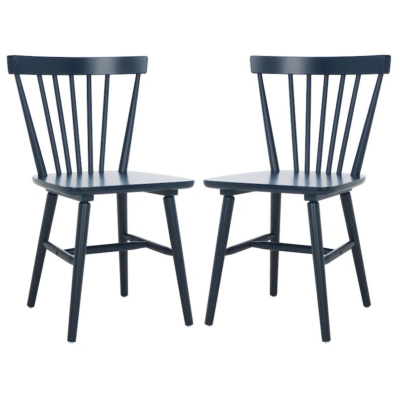 SAFAVIEH Signa Spindle Farmhouse Dining Chair Set (2 Chairs) - Dimensions: 20" W x 20" D x 33" H 44