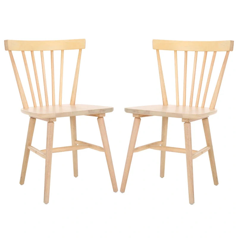 SAFAVIEH Signa Spindle Farmhouse Dining Chair Set (2 Chairs) - Dimensions: 20" W x 20" D x 33" H 12