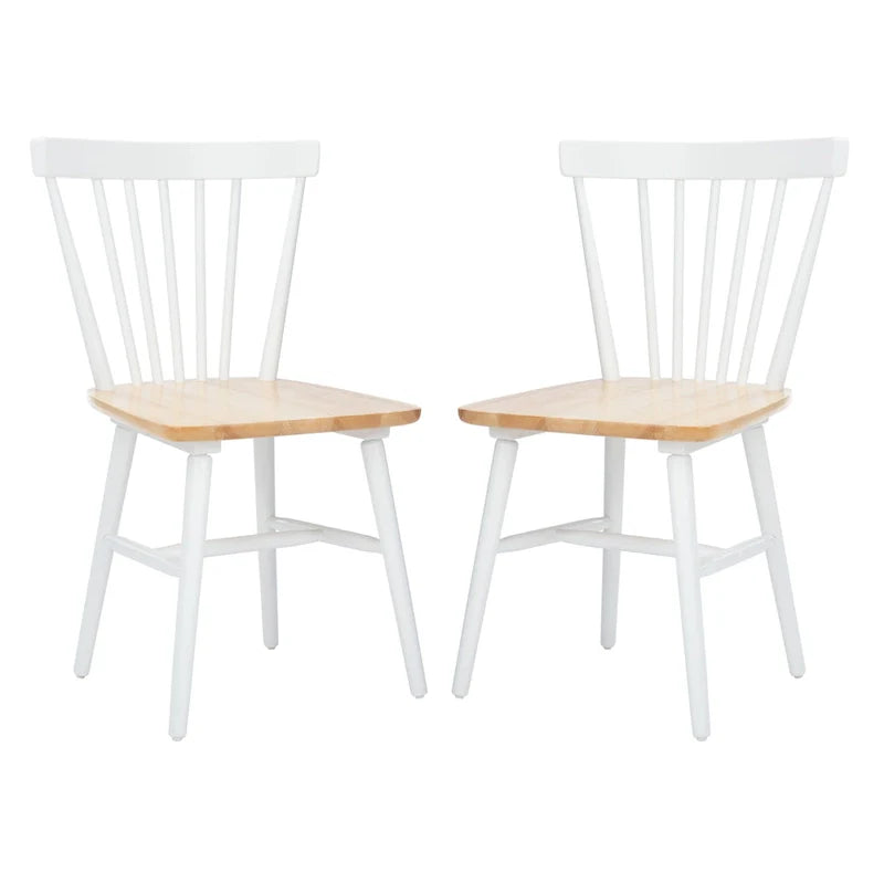 SAFAVIEH Signa Spindle Farmhouse Dining Chair Set (2 Chairs) - Dimensions: 20" W x 20" D x 33" H 18