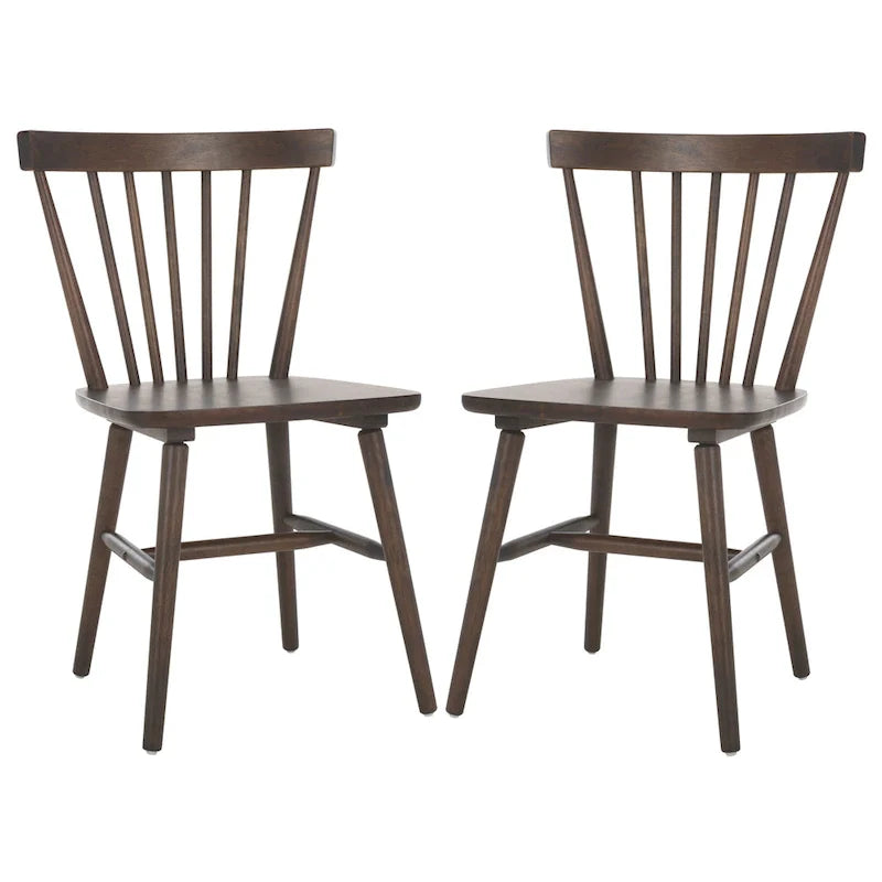 SAFAVIEH Signa Spindle Farmhouse Dining Chair Set (2 Chairs) - Dimensions: 20" W x 20" D x 33" H 29