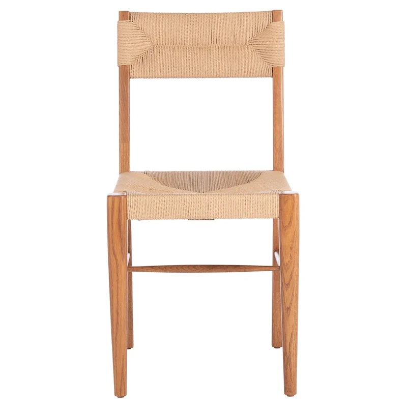 SAFAVIEH Couture Shazia Rattan Dining Chair Set (2 Pieces) - Dimensions: 16.3" W x 21.3" L x 34" H 3