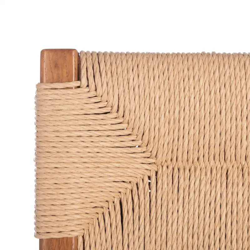 SAFAVIEH Couture Shazia Rattan Dining Chair Set (2 Pieces) - Dimensions: 16.3" W x 21.3" L x 34" H 7