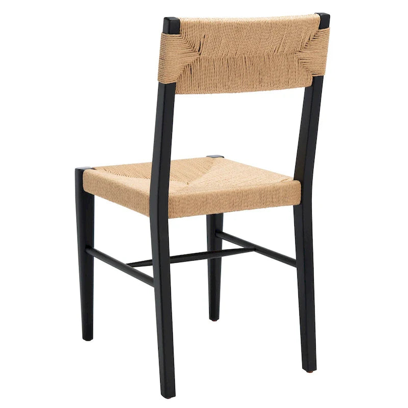 SAFAVIEH Couture Shazia Rattan Dining Chair Set (2 Pieces) - Dimensions: 16.3" W x 21.3" L x 34" H 16