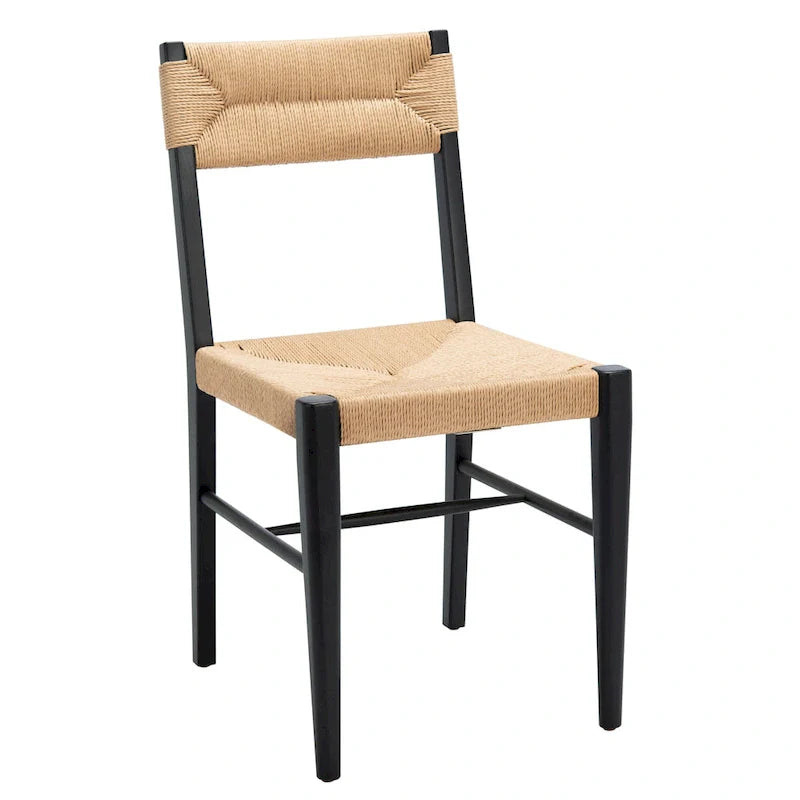 SAFAVIEH Couture Shazia Rattan Dining Chair Set (2 Pieces) - Dimensions: 16.3" W x 21.3" L x 34" H 21