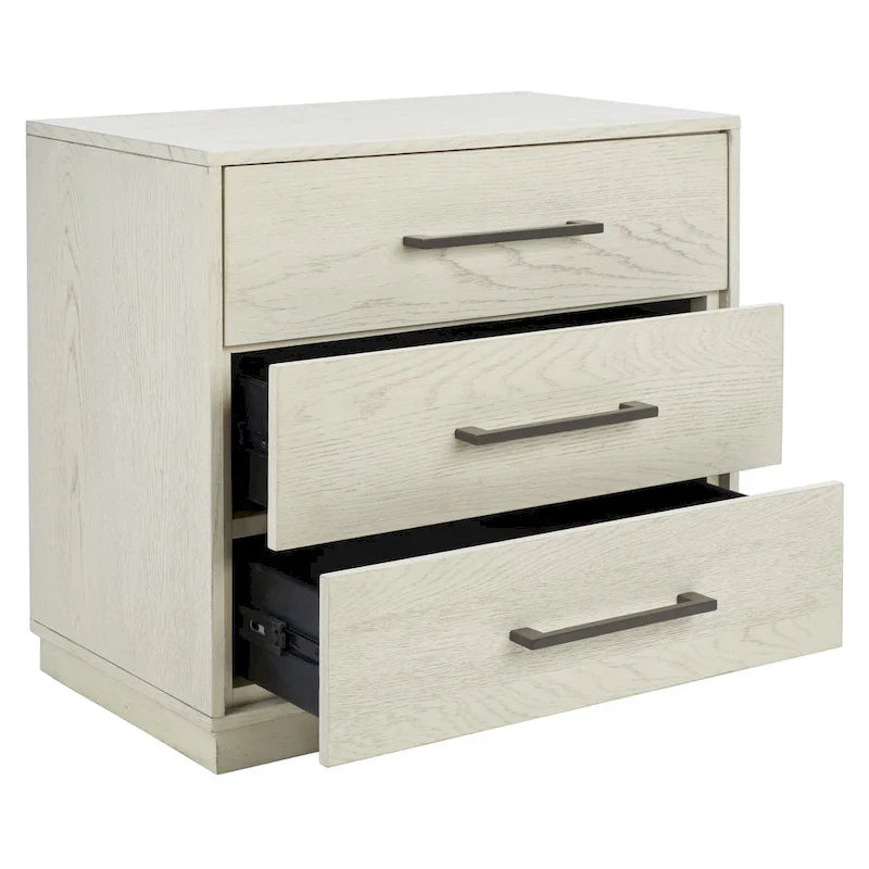 SAFAVIEH Couture Olguta Nightstand with 3 Drawers 3