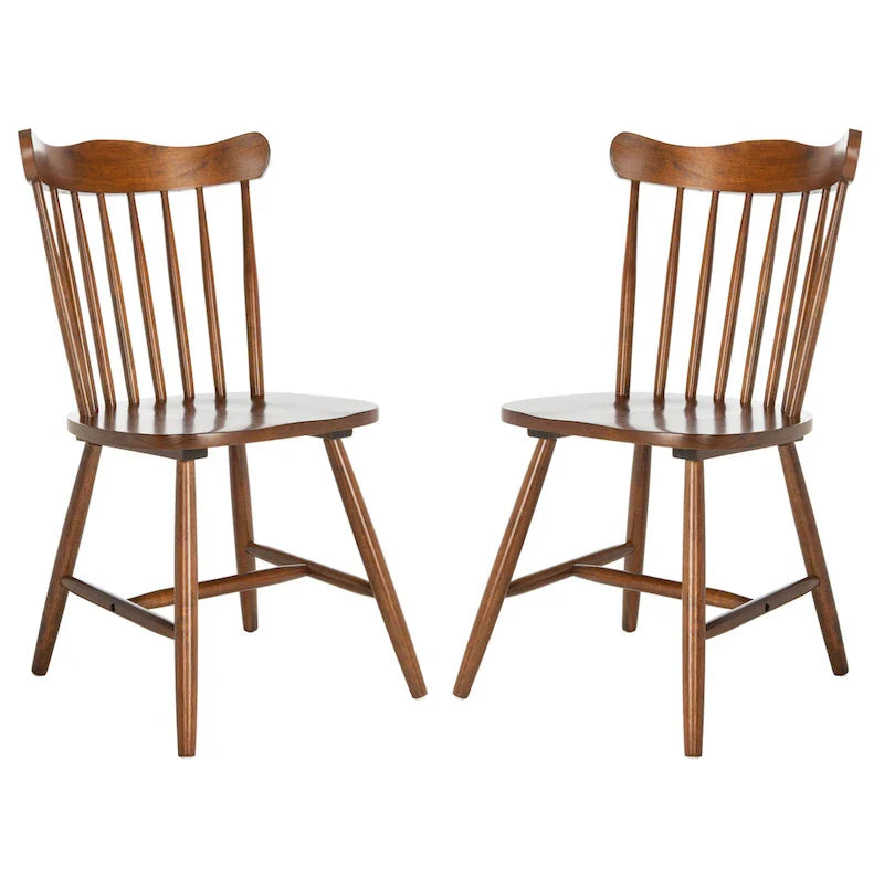 Set of 2 SAFAVIEH Margretta Spindleback Windsor Dining Chairs - Dimensions: 17" W x 19" L x 34" H 2