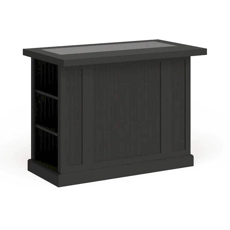Kitchen Island with Granite Top Drop Leaf and Storage Shelves 11