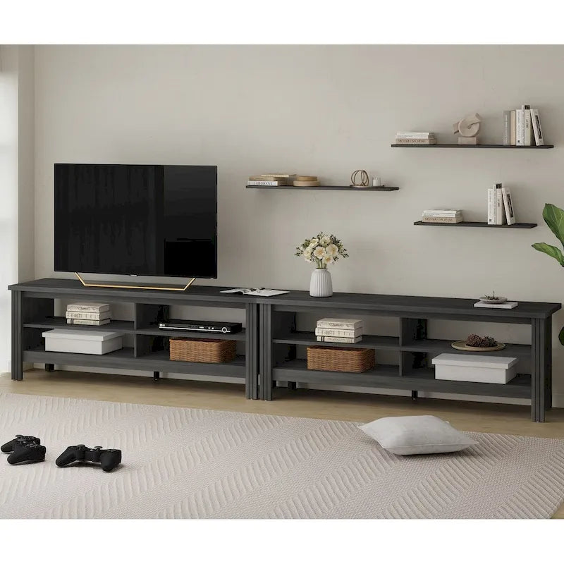 Classic 70-Inch TV Stand for 75-Inch TVs - Elegant Entertainment Center Console 46