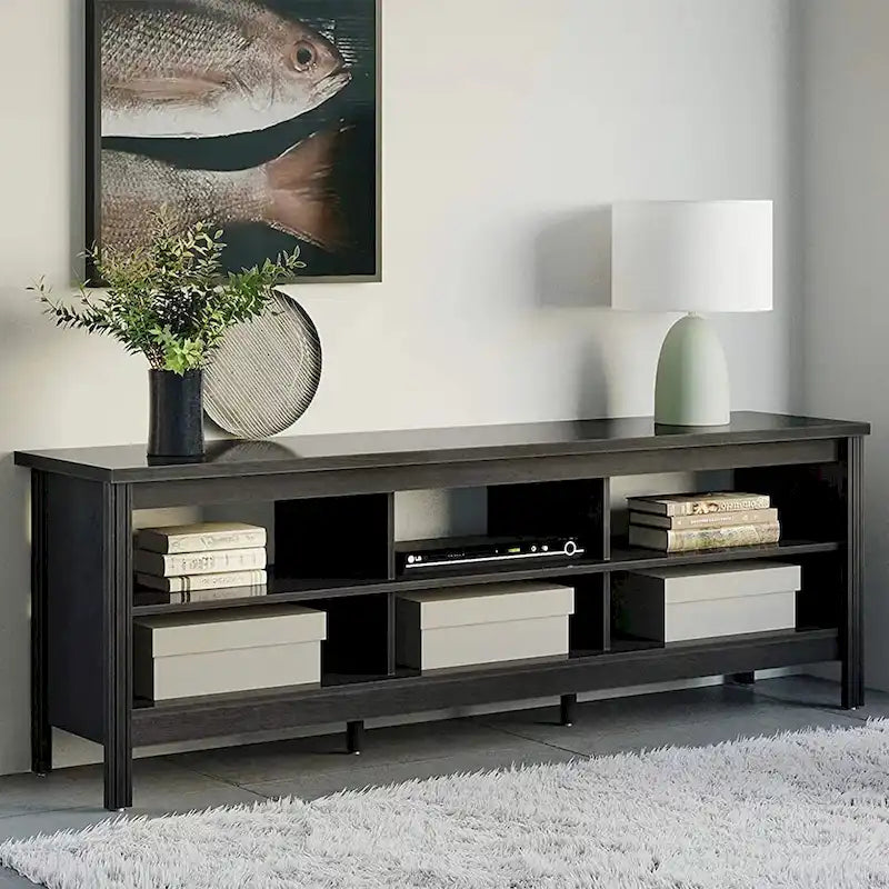 Classic 70-Inch TV Stand for 75-Inch TVs - Elegant Entertainment Center Console 1