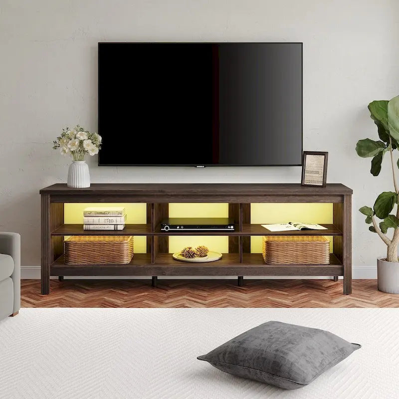 Classic 70-Inch TV Stand for 75-Inch TVs - Elegant Entertainment Center Console 6