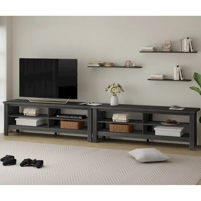 Classic 70-Inch TV Stand for 75-Inch TVs - Elegant Entertainment Center Console 7