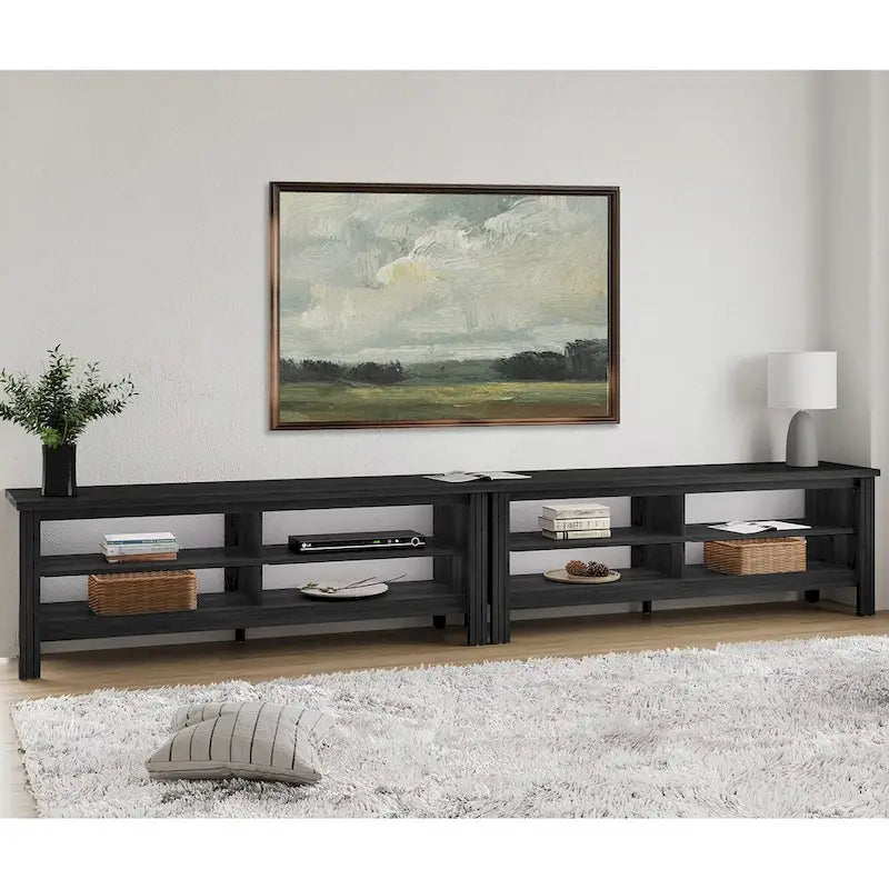 Classic 70-Inch TV Stand for 75-Inch TVs - Elegant Entertainment Center Console 8
