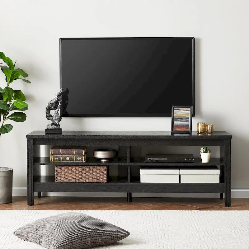 Classic 70-Inch TV Stand for 75-Inch TVs - Elegant Entertainment Center Console 11