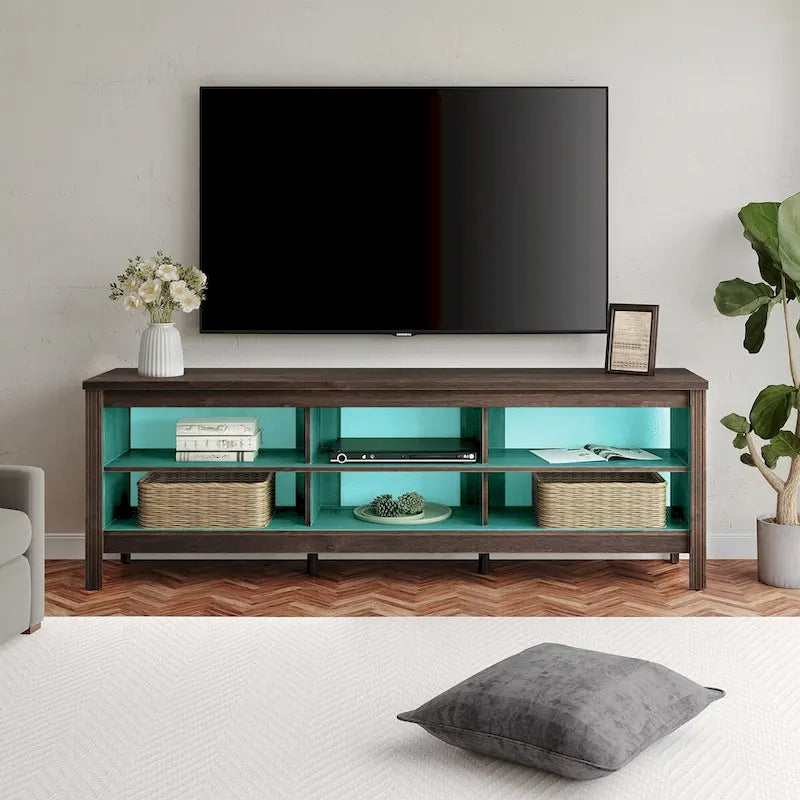 Classic 70-Inch TV Stand for 75-Inch TVs - Elegant Entertainment Center Console 19