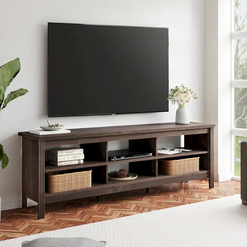 Classic 70-Inch TV Stand for 75-Inch TVs - Elegant Entertainment Center Console 23