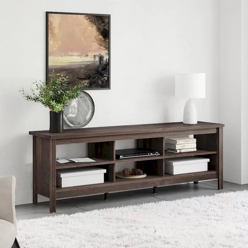 Classic 70-Inch TV Stand for 75-Inch TVs - Elegant Entertainment Center Console 28