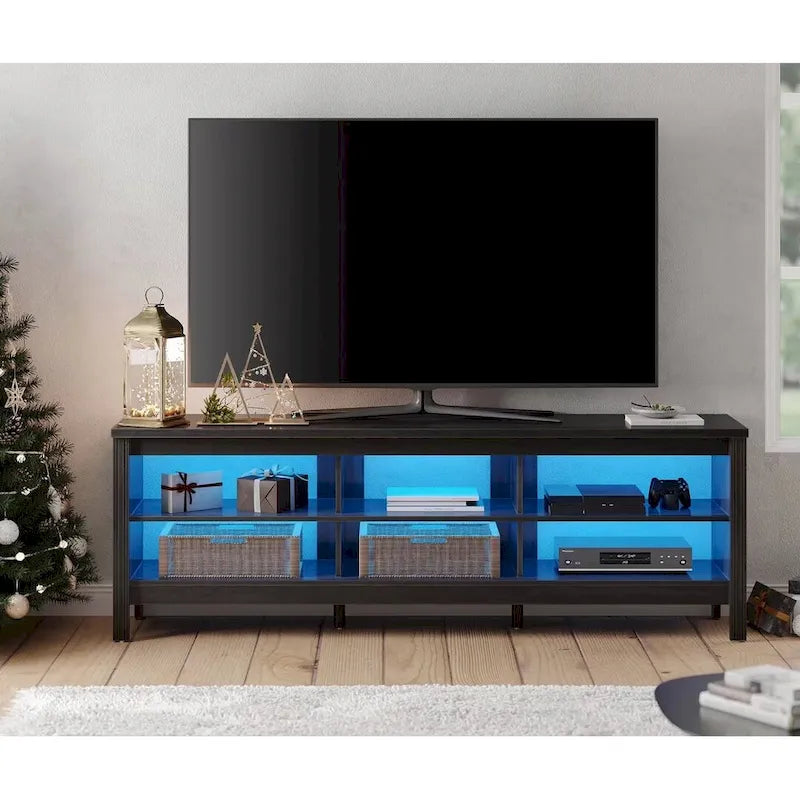 Classic 70-Inch TV Stand for 75-Inch TVs - Elegant Entertainment Center Console 31
