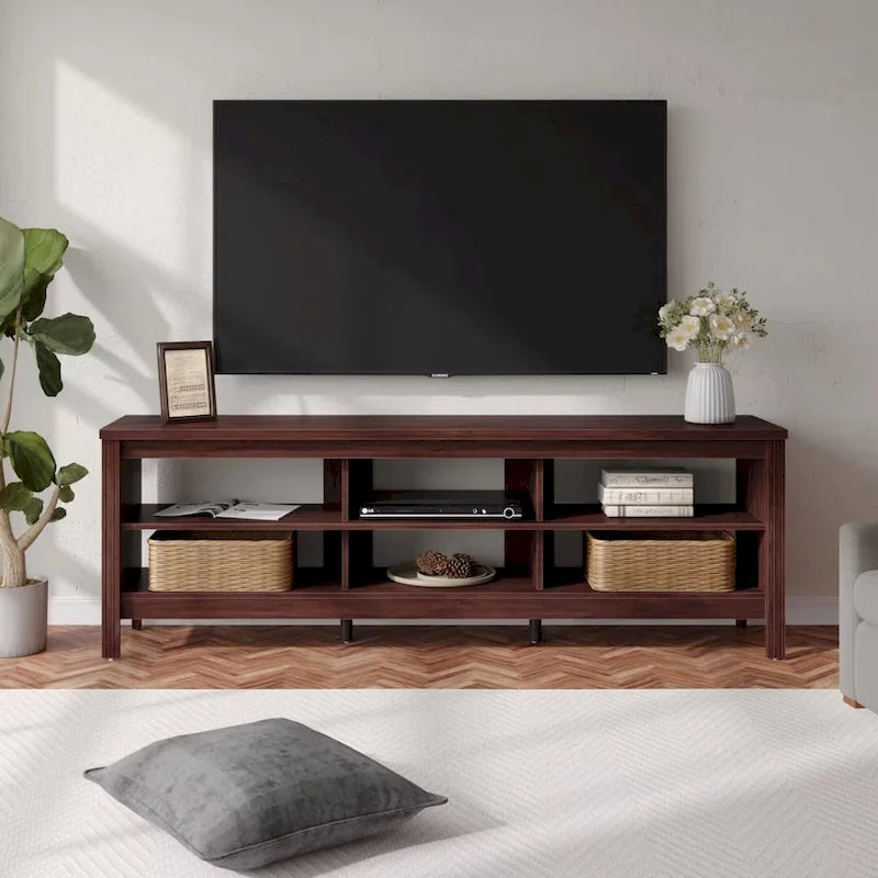Classic 70-Inch TV Stand for 75-Inch TVs - Elegant Entertainment Center Console 36