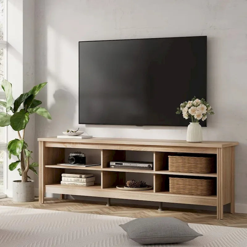 Classic 70-Inch TV Stand for 75-Inch TVs - Elegant Entertainment Center Console 42