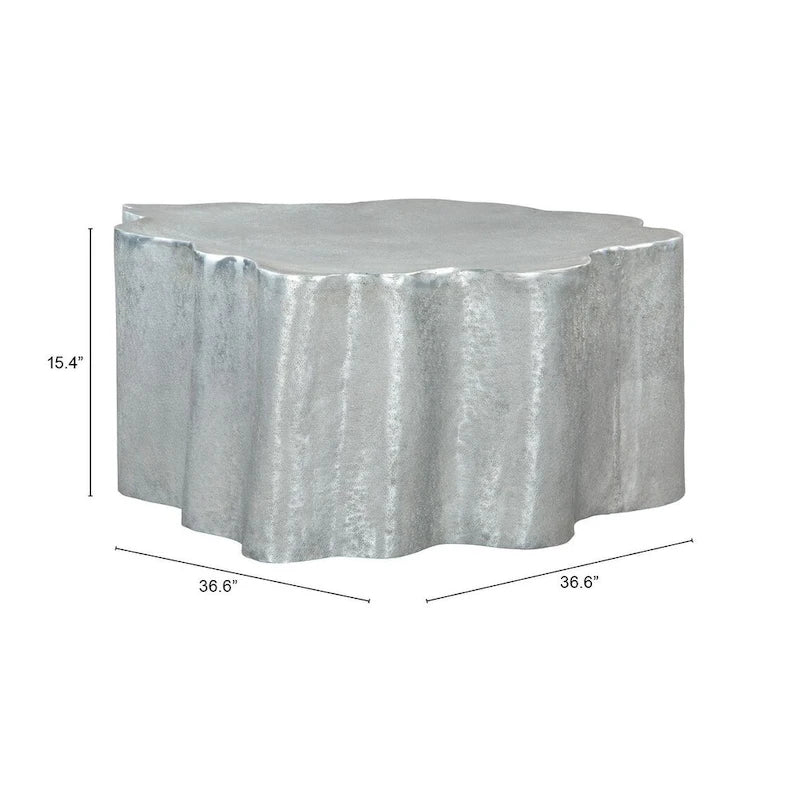 Coffee Table - Dimensions: 36.6" W x 36.2" D x 15.4" H 4