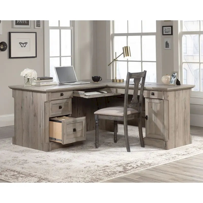 Sauder Palladia Corner Office Desk 21