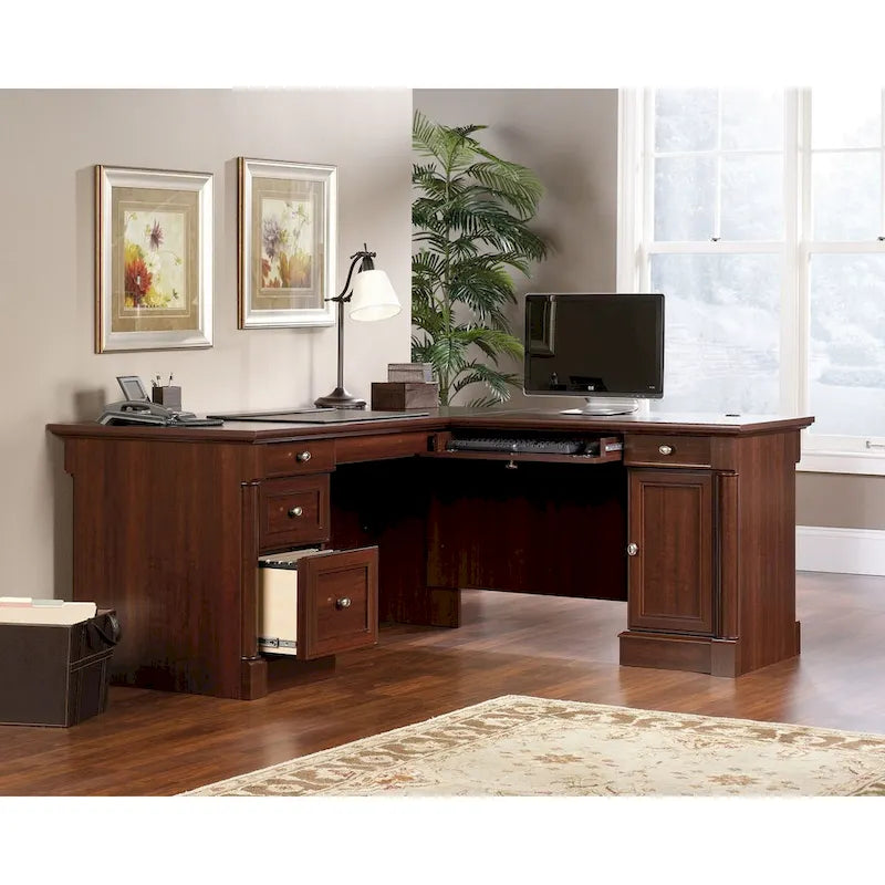Sauder Palladia Corner Office Desk 25