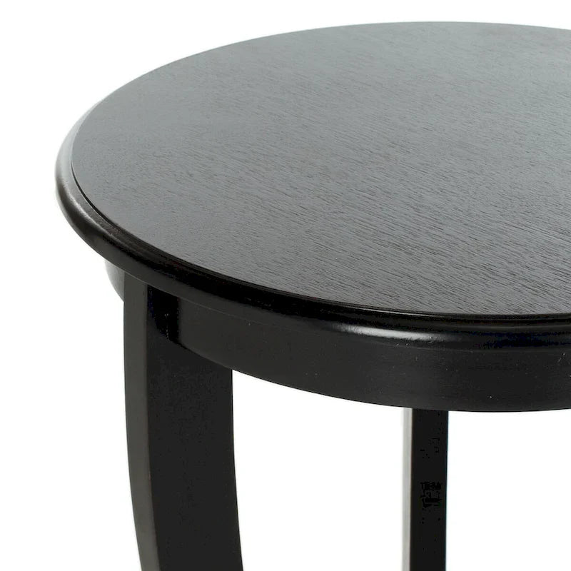 SAFAVIEH Carlotta Grey Pedestal Side Table - Dimensions: 18.1" W x 18.1" D x 26" H 6