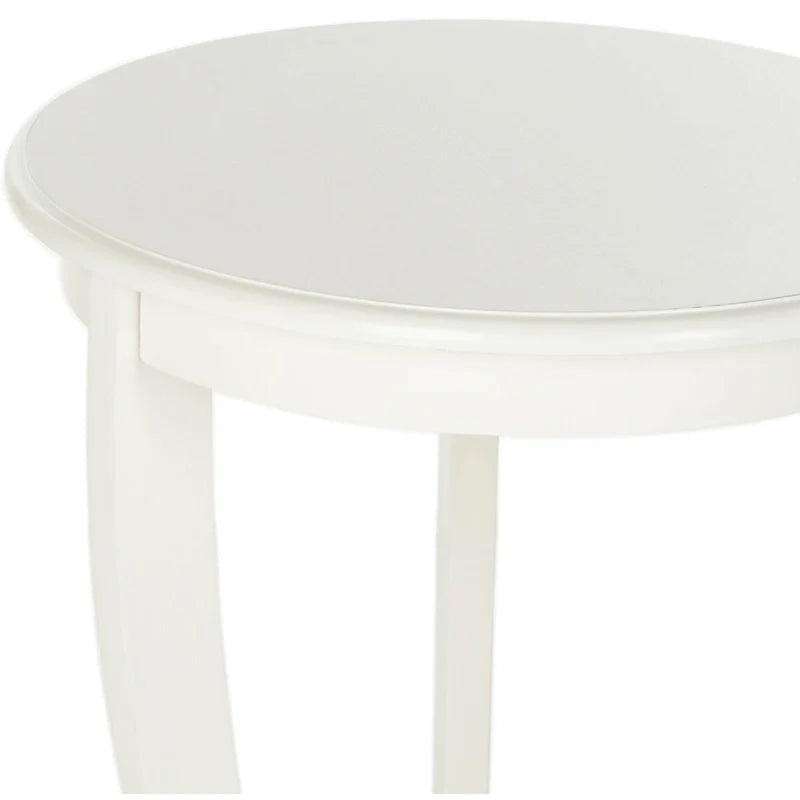 SAFAVIEH Carlotta Grey Pedestal Side Table - Dimensions: 18.1" W x 18.1" D x 26" H 15