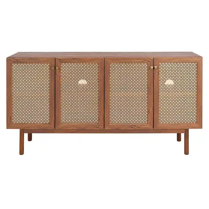 SAFAVIEH Micaela 63-Inch 4-Door Media TV Stand - Dimensions: 63.1" W x 16.3" D x 31.7" H 7