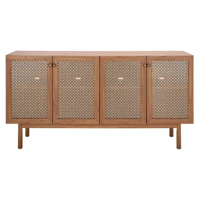 SAFAVIEH Micaela 63-Inch 4-Door Media TV Stand - Dimensions: 63.1" W x 16.3" D x 31.7" H 20