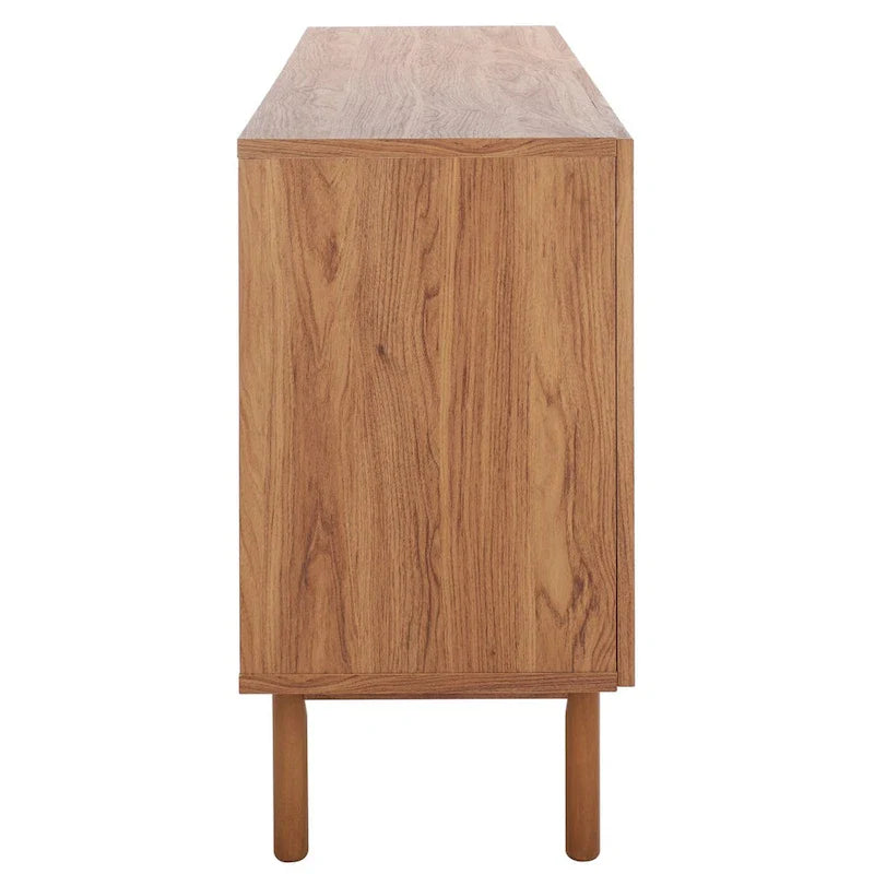 SAFAVIEH Micaela 63-Inch 4-Door Media TV Stand - Dimensions: 63.1" W x 16.3" D x 31.7" H 27