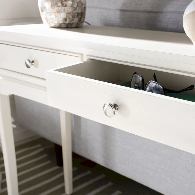 SAFAVIEH Affie 2-Drawer Console Table - Dimensions: 35.5" W x 13" D x 29.5" H 37