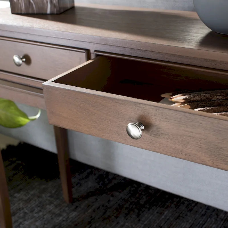 SAFAVIEH Affie 2-Drawer Console Table - Dimensions: 35.5" W x 13" D x 29.5" H 38