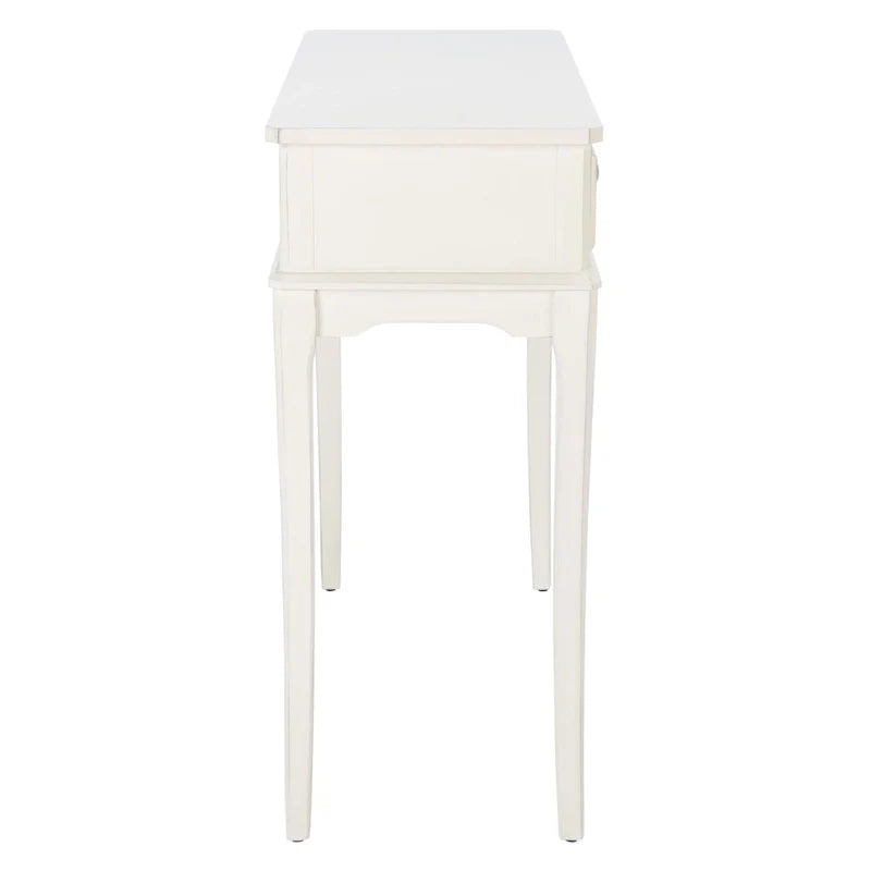 2-Drawer Console Table with Elegant French Country Design 7