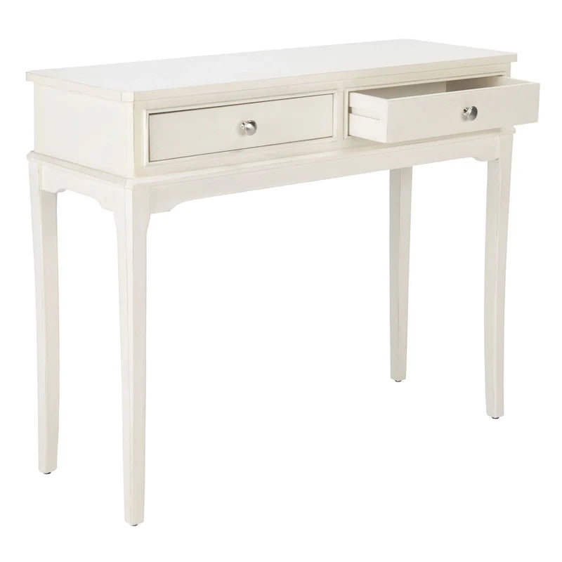 SAFAVIEH Affie 2-Drawer Console Table - Dimensions: 35.5" W x 13" D x 29.5" H 8