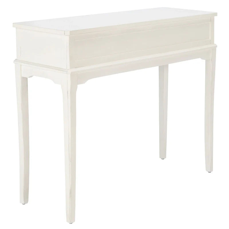2-Drawer Console Table with Elegant French Country Design 11