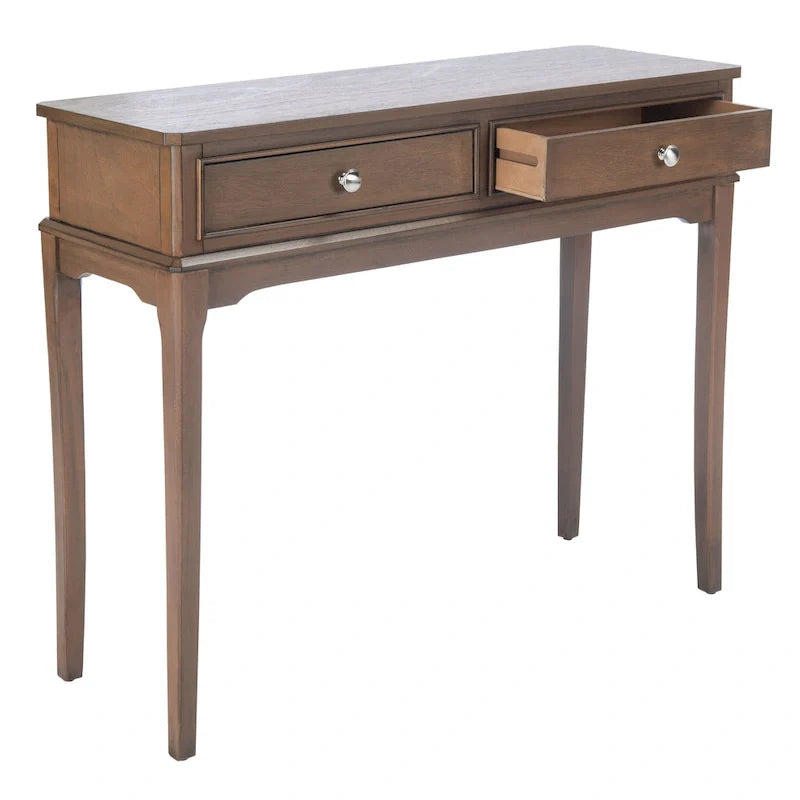 SAFAVIEH Affie 2-Drawer Console Table - Dimensions: 35.5" W x 13" D x 29.5" H 19