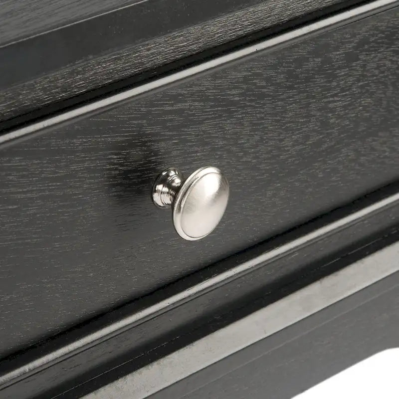 2-Drawer Console Table with Elegant French Country Design 35