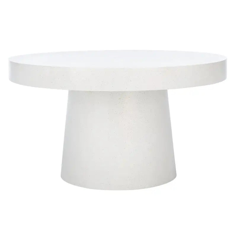 SAFAVIEH Berenice Round Coffee Table - Paper Mache - Dimensions: 31.6" W x 31.6" L x 17.8" H 8