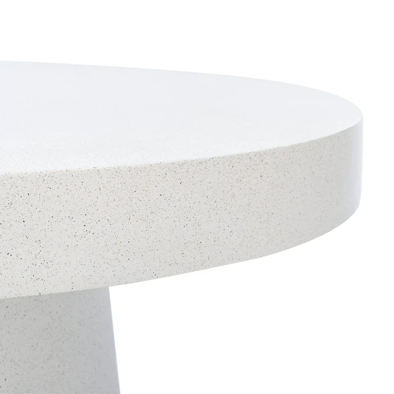 SAFAVIEH Berenice Round Coffee Table - Paper Mache - Dimensions: 31.6" W x 31.6" L x 17.8" H 12
