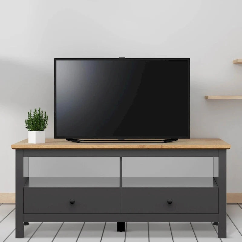 54-Inch Dark Grey Lexington TV Stand 3