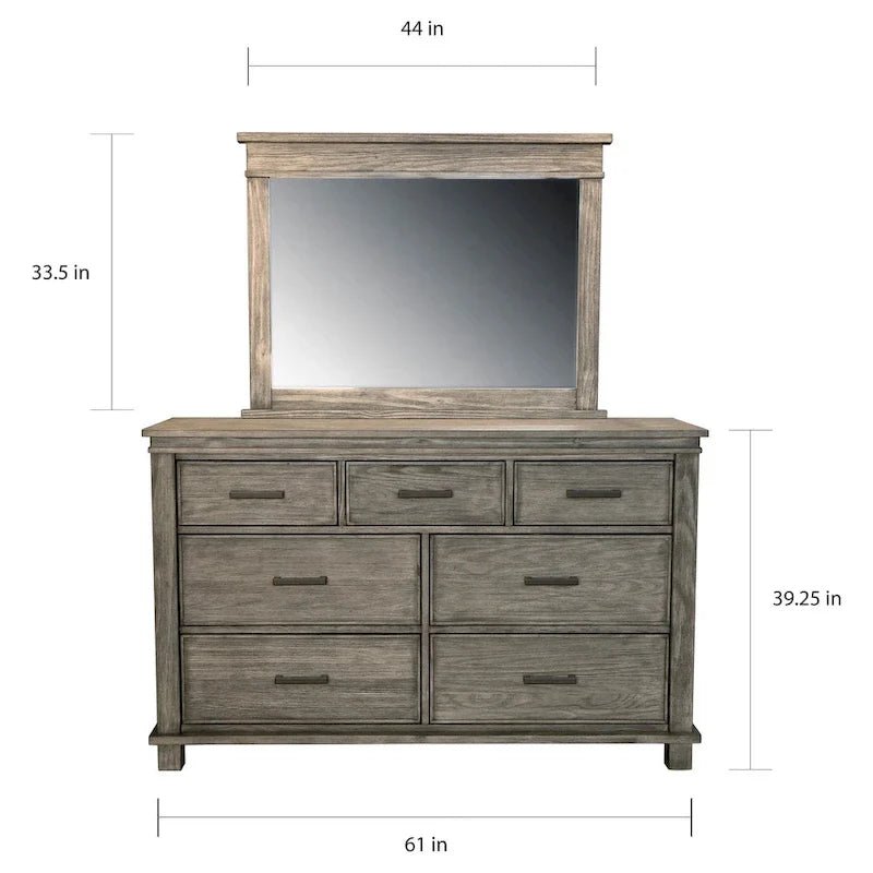 Simply Solid Asquith 6-Piece Solid Wood Bedroom Set 20