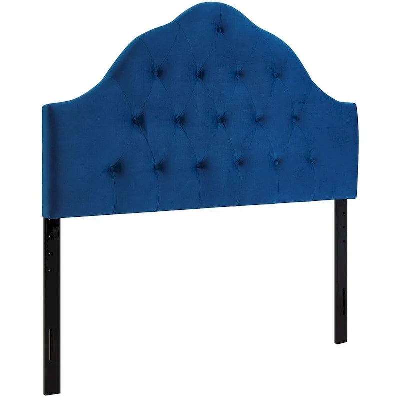 Carson Carrington Labbsand Twin Velvet Headboard with Diamond Tufting 1