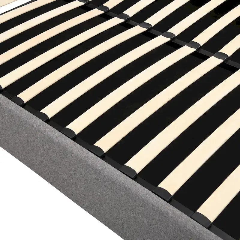 Upholstered Platform Bed with Lift-Up Storage - Full/Queen Size 9