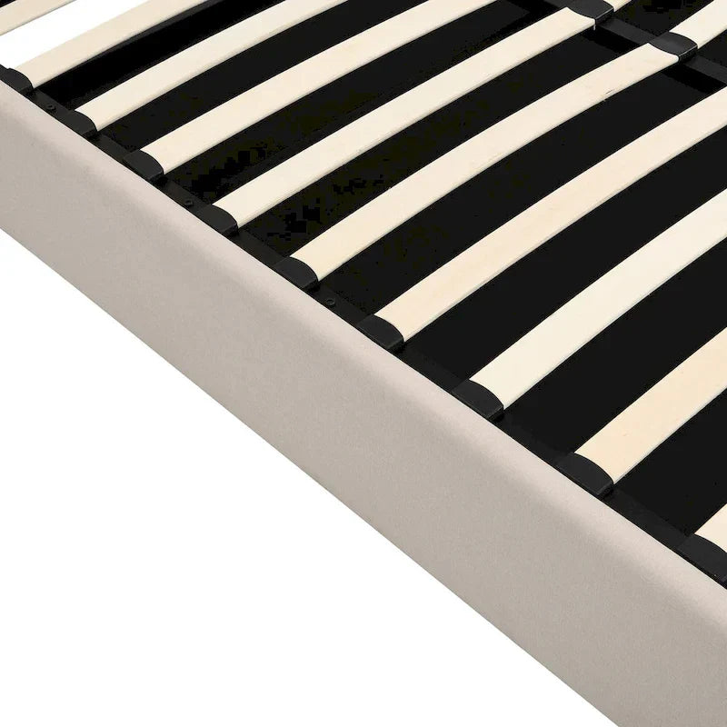 Upholstered Platform Bed with Lift-Up Storage - Full/Queen Size 17